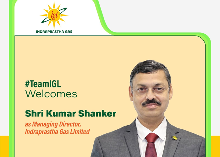 Kumar Shanker takes over as MD,  Indraprastha Gas Ltd